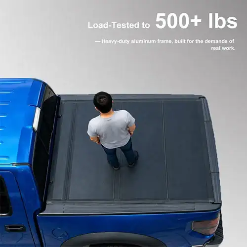 Low Profile Hard Quad-Fold Tonneau Cover for Chewy Silverado