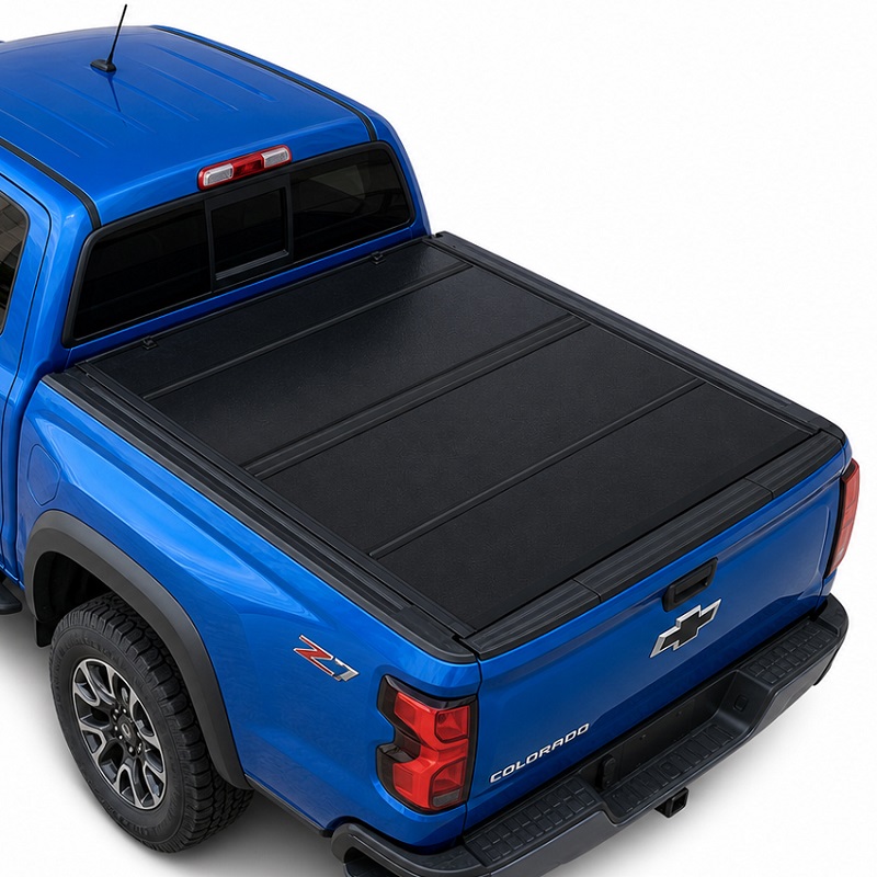 Chevy Colorado üçün Aşağı Profilli Sərt Dördqatlı Toneau Qapağı