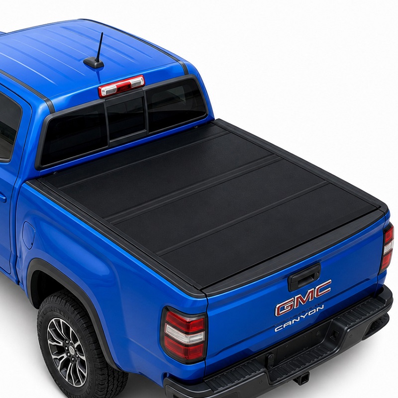 GMC Canyon üçün Aşağı Profilli Sərt Dördqat Qatlanan Toneau Qapağı