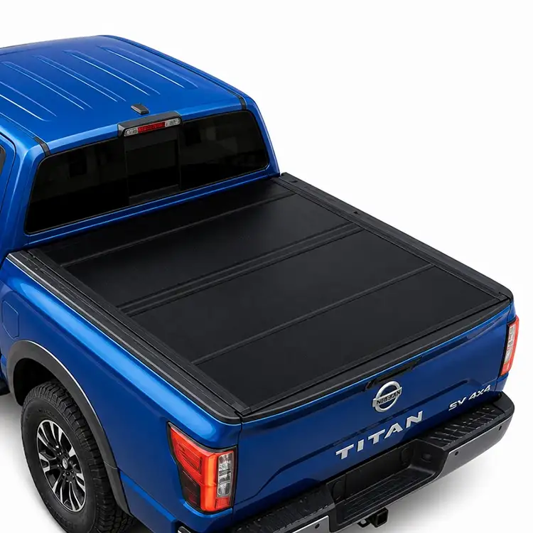 Nissan Titan üçün Aşağı Profilli Sərt Dördqatlı Toneau Qapaq